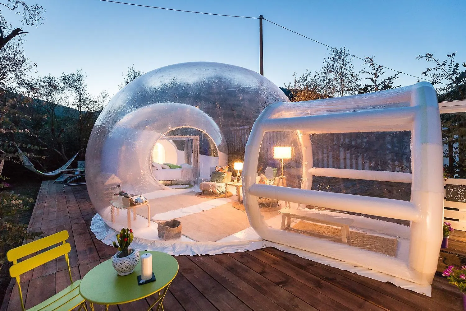 Luxury tent Bubble Antares Hotel Badalucco Italy